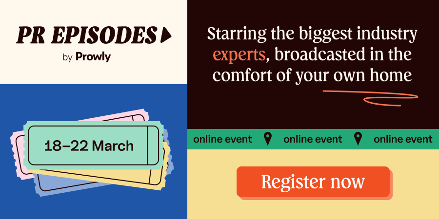 Secure your spot for the premiere of PR Episodes 2024! 📺 97% of past participants would recommend this event to their colleagues. 

Registration is now LIVE
➡️ pr-episodes.prowly.com

Join us online for 5 days of insightful 30-minute sessions with 12 of the industry’s leading