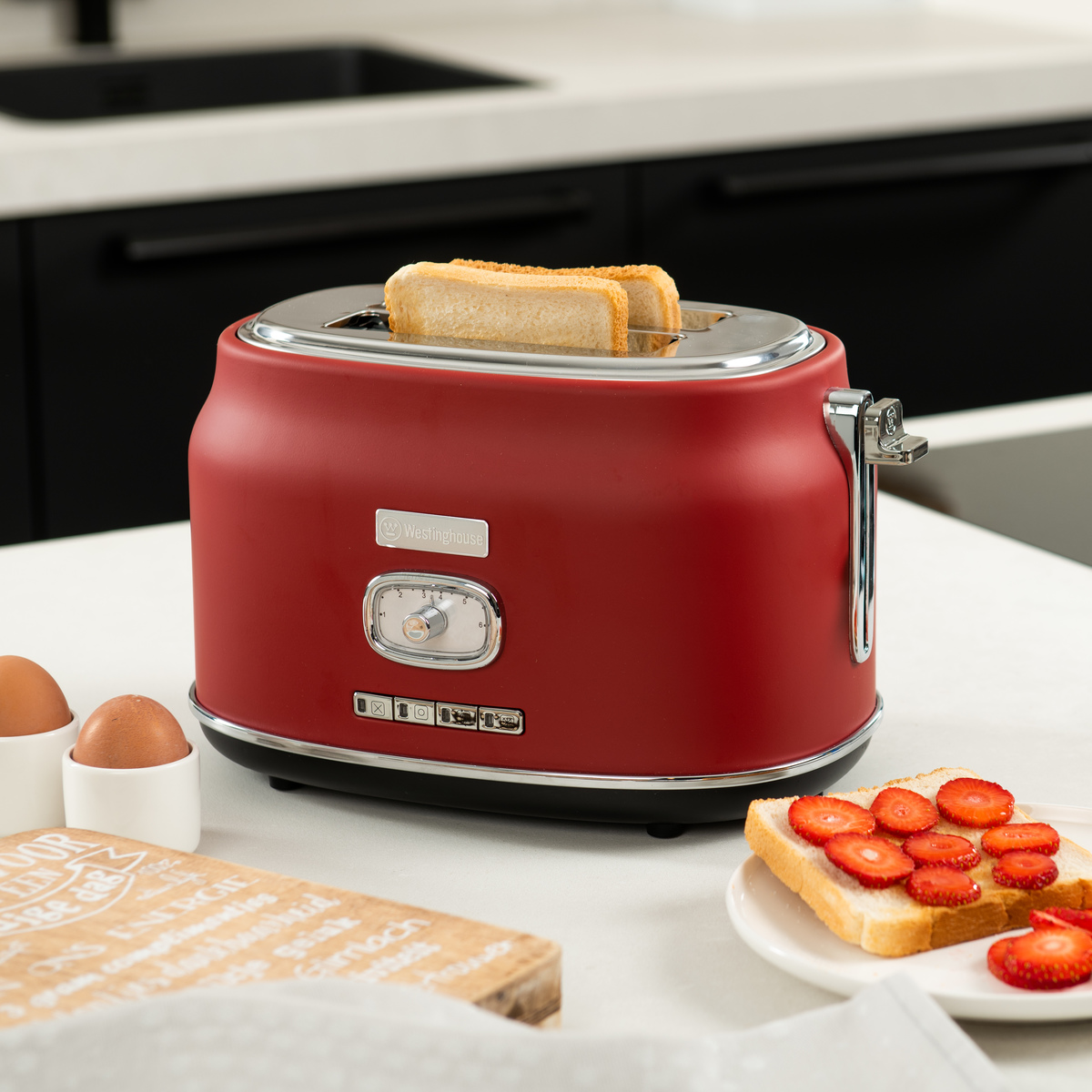 Introducing Westinghouse retro toaster! 🍞✨ Elevate your breakfast game with this elegant toaster featuring 6 browning levels, an auto-centering mechanism, and a convenient warming rack to keep your toast warm. 

#retrotoaster #breakfastessentials #kitchenappliances