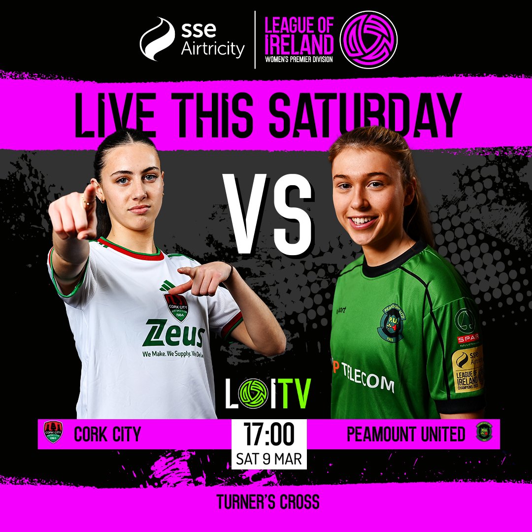 The Champions start their title defence this Saturday in Turner's Cross.

Watch it live on LOITV! 

#LOI24 | #CORPEA