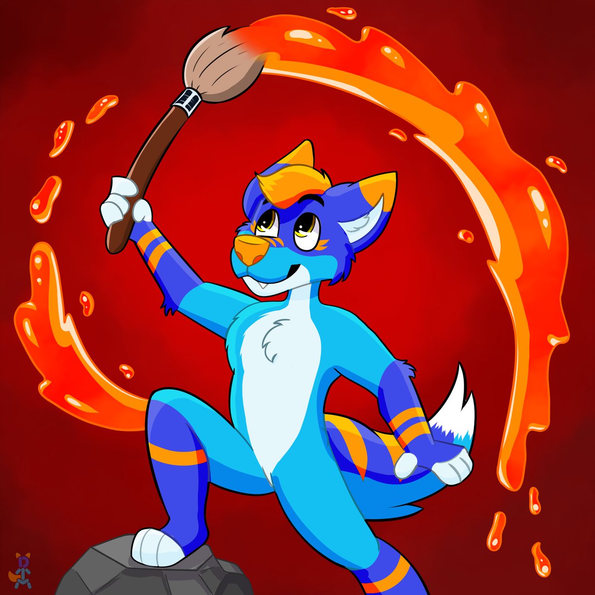 🎨❗️PAINT YCH OPENED❗️🎨

1 YCH will cost €35,-
🎨Background and paint color are changeable! 
🎨 Almost any species
🎨 Any gender
🎨 Lineart changes might come with a fee up to €40,-

DM me to claim a spot! 😊