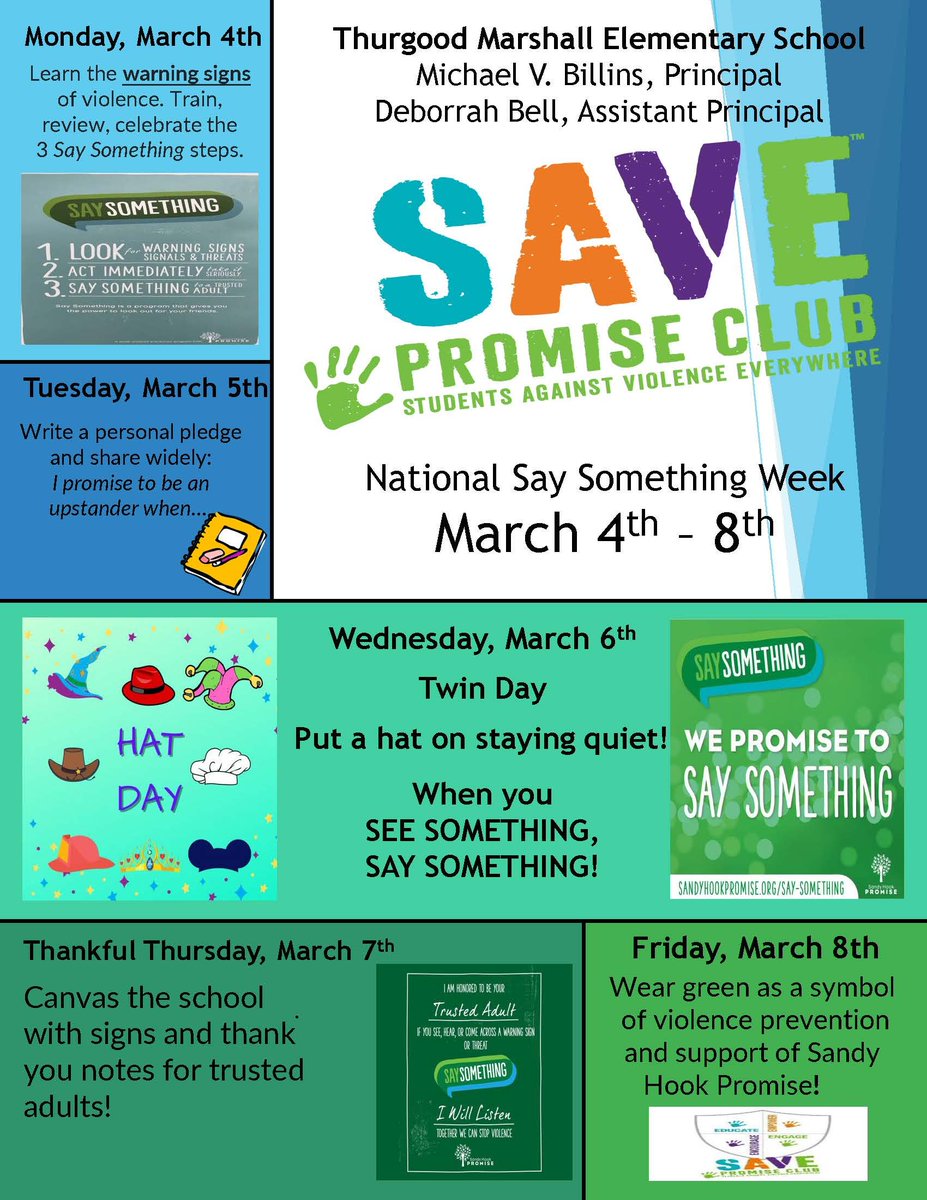 Thurgood Marshall ES (@thurgoodes) on Twitter photo 