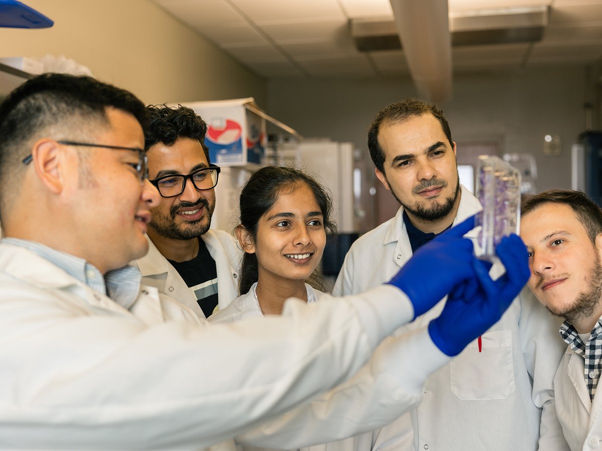 By studying how the poxvirus family has produced both deadly diseases and historic cures, Dr. Zhilong Yang is developing new antiviral drugs for mpox and new methods for fighting future pandemics.
#TAMUVetMed
Learn more about his team's research at vetmed.tamu.edu/news/press-rel…