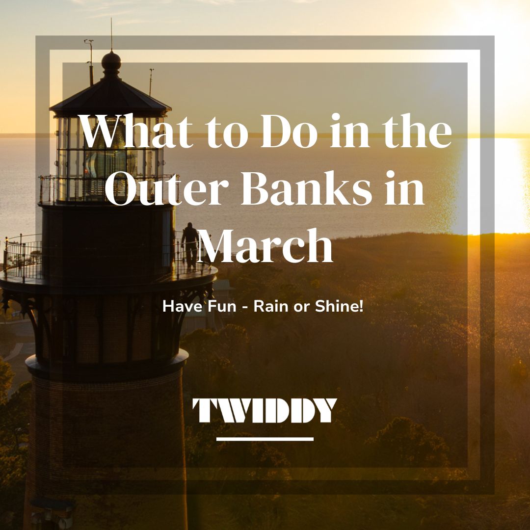 With spring on the horizon, we are finally seeing the light at the end of a chilly tunnel. The good news is, there is so much to do and see on the Outer Banks in March — rain or shine! ✨
Check it out on our blog  👉 twiddy.com/j8L7E 

#twiddyobx #twiddy #obx #outerbanks
