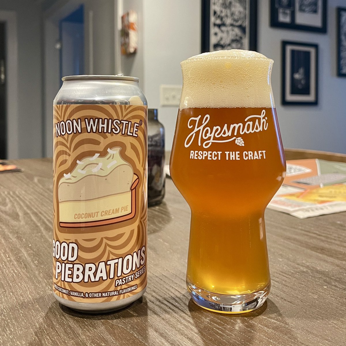 🎶 Good good good, good piebrations! 🎶 I really thought I would enjoy this, given it’s a @noonwhistlebrew and I do love me some…Read more -> hopsmash.com #noonwhistlebrewing #naperville #napervilleillinois #craftbeer #blondeale