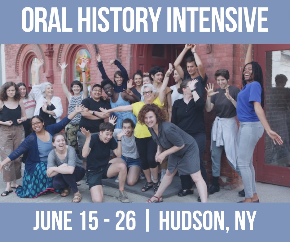 Thinking of joining us for our #OralHistory intensive this summer (Jun 15-26)? For #documentarians, #artists, #educators, #caregivers, #students, #parents, #audioproducers, and more. You have 6 days to apply! Learn more and register here. 

oralhistorysummerschool.com/all-events/jun…