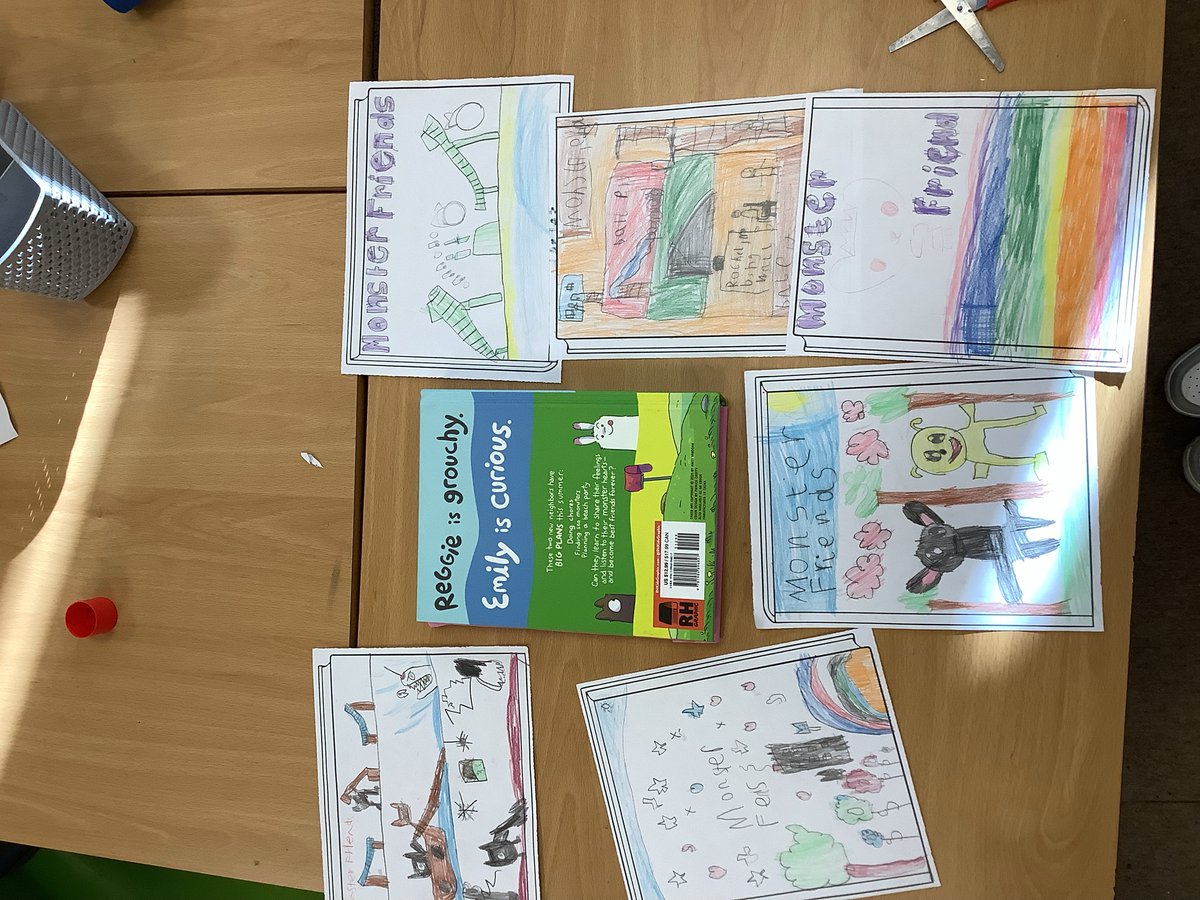 As part of Book Week, children were challenged with listening to part of a story and the blurb to try and create their own front covers. Year One thoroughly enjoyed using the clues to create their covers. #BookWeek24