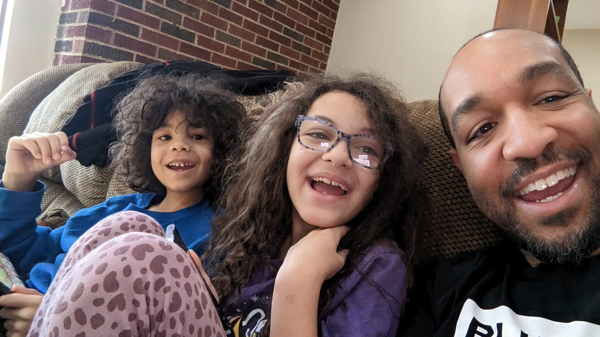 1st morning being a happily single dad.