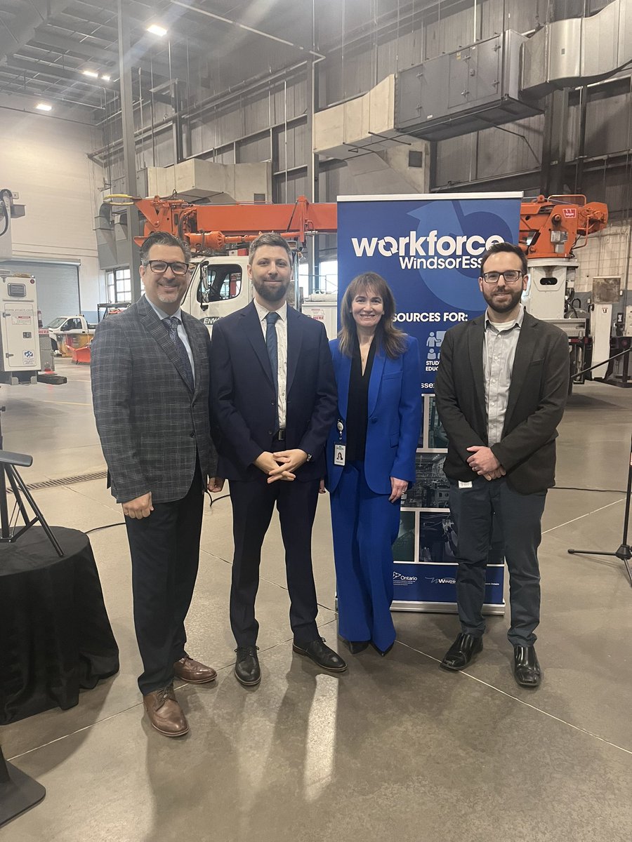 We sincerely appreciate everyone that came out for the launch of our Guide to Talent Development, Attraction and Retention for Windsor-Essex’s EV Sector Be sure to check out the report and toolkit here: workforcewindsoressex.com/talent-develop…