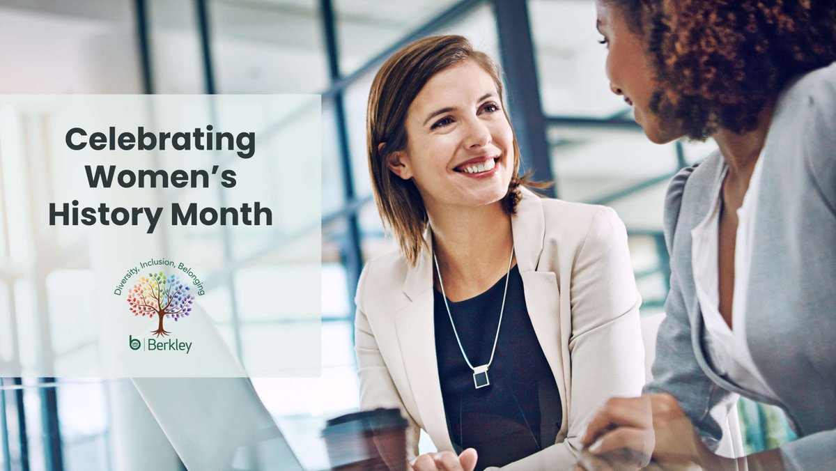 #WomensHistoryMonth is a time to recognize the vital role of women in American history. Berkley celebrates the contributions of women throughout history &amp; the contributions of the women in our own workforce today! ow.ly/iR0y50QLI7n