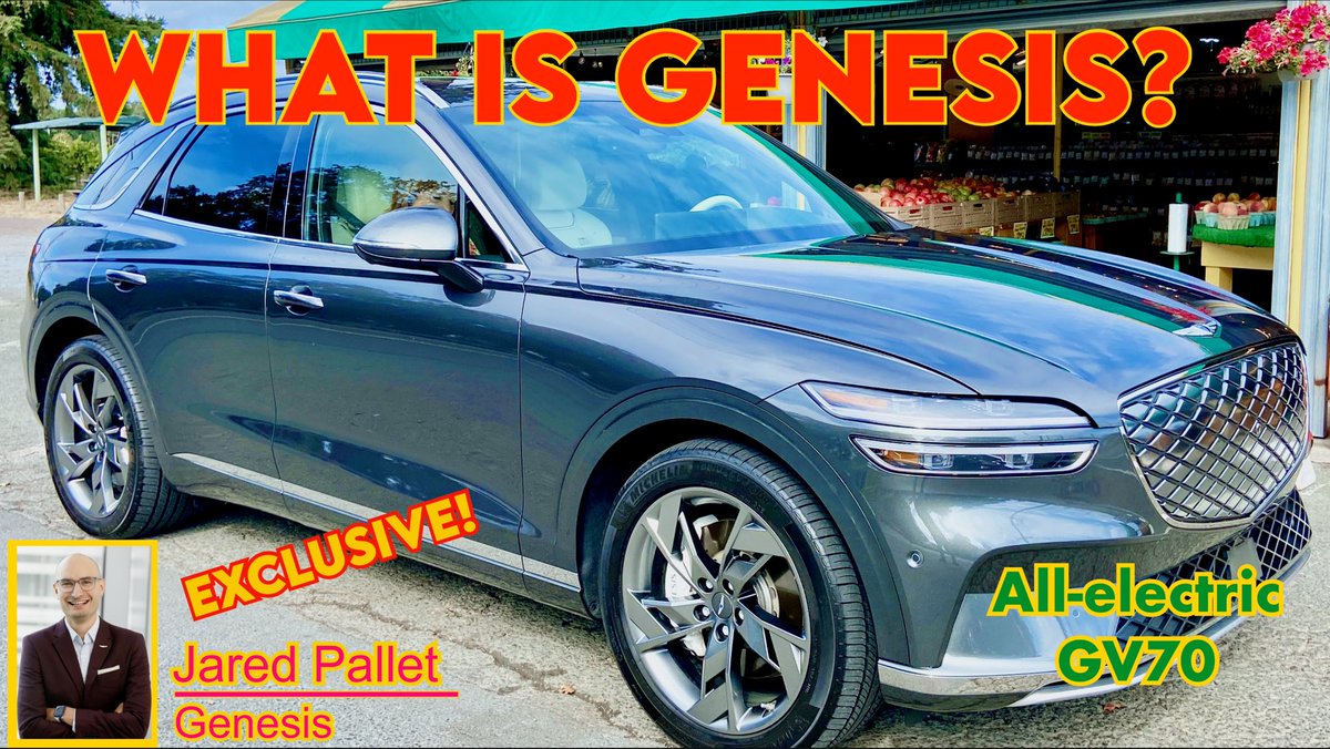 Here’s something different. We drove the fantastic, luxurious all-electric #Genesis GV70 around the wine country with Head of PR Jared Pallet and learned about some of the SUV’s high-tech secrets. @DriveShopUSA youtu.be/4Mpgut564IU?si…