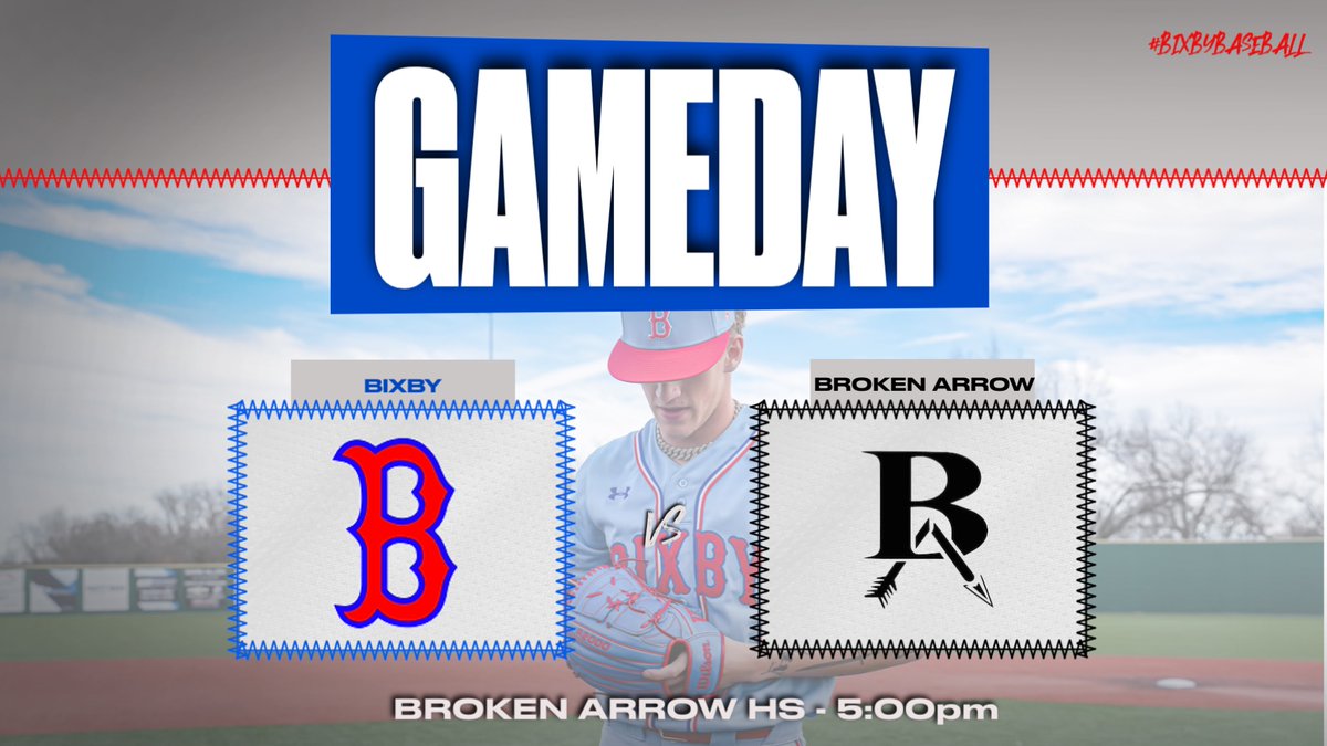 GAMEDAY ⚾️ The Spartans travel to Broken Arrow for Game 2 of the District Series - 5:00pm JV Blue: vs BA, 7:00pm JV Red: vs BA, 5:00pm