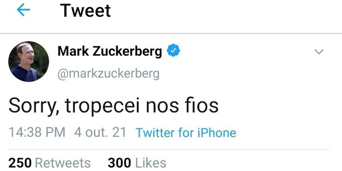 eieutil's tweet photo. Agora compreendido!😂
Quem achou que tinham sido hackeado, mas na realidade só o Instagram e o Facebook que caíram ☝️ https://t.co/VIg3VX92SX