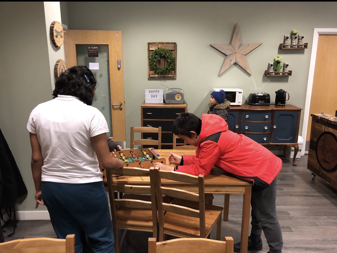 Members of the school council at Castlebar visited us today and spent some time in Spring Cafe