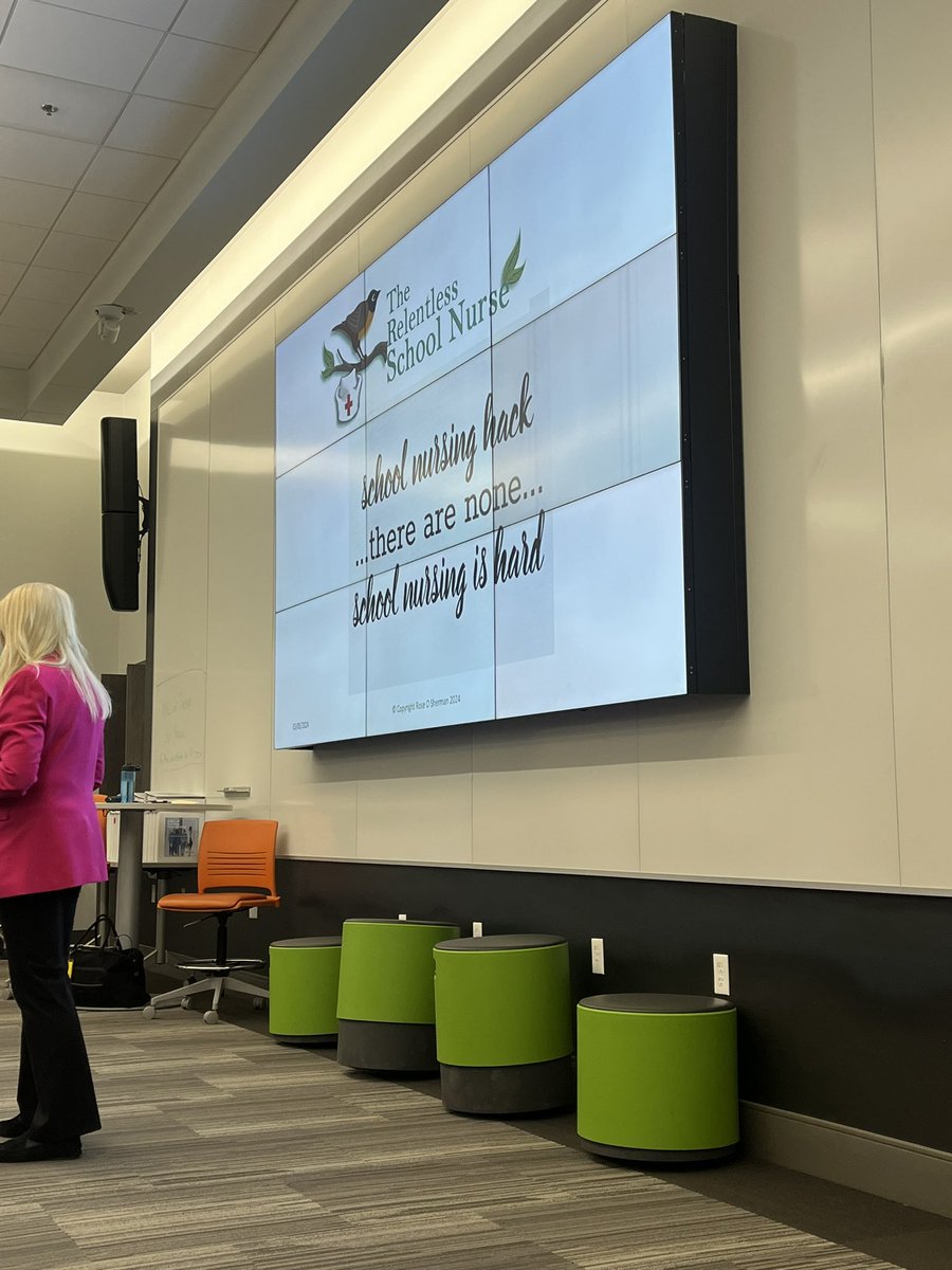 ESC19_Nurses's tweet photo. “School nursing hack…there are none.”Attending a nursing session at Region 10 to learn about the essentials of leadership in healthcare. Looking forward to gaining valuable knowledge and skills to enhance patient care and team collaboration! https://t.co/Gmjx7IY6hH