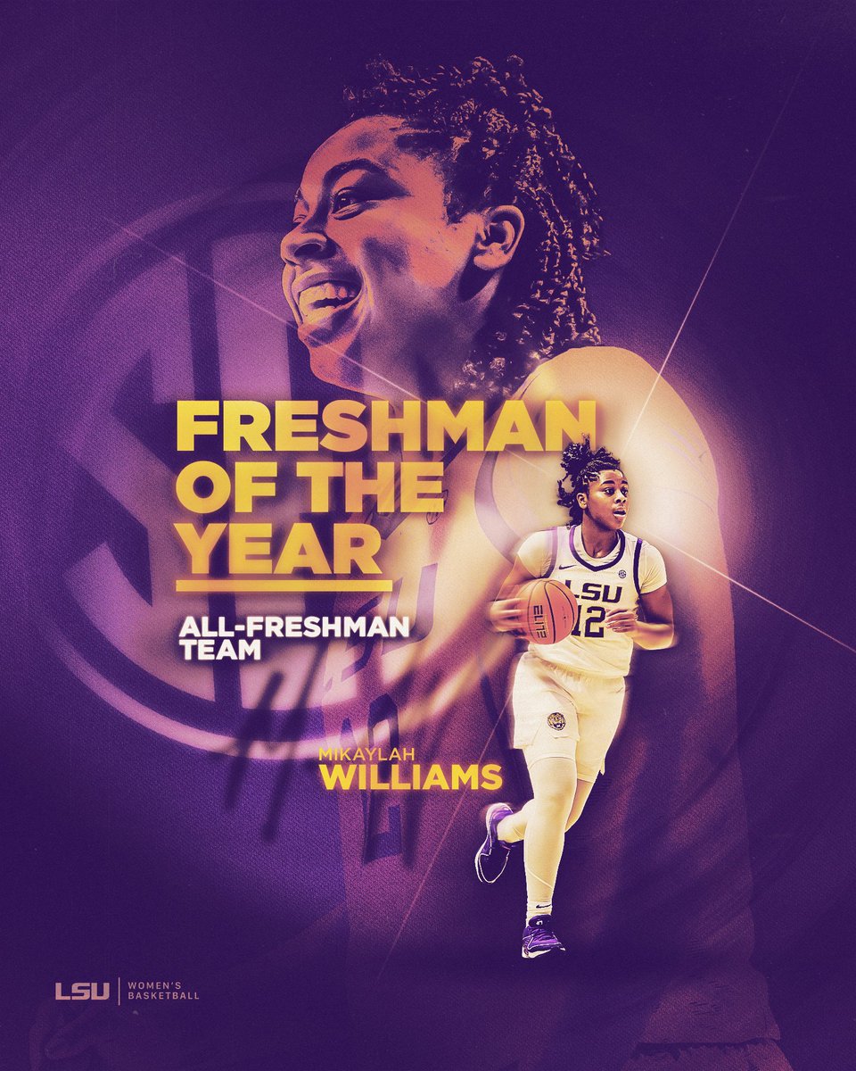 Mikaylah Williams. The Best Freshman in the SEC. 📄 lsul.su/48IcPFE