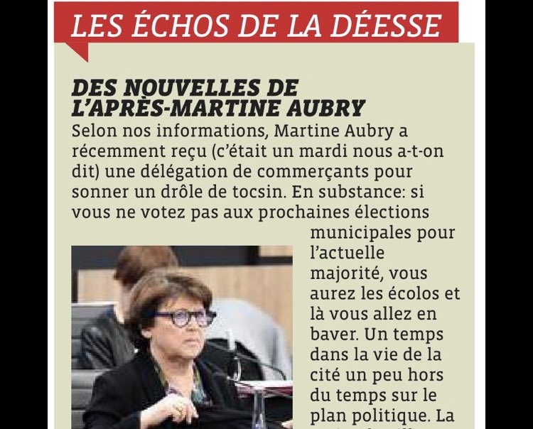 📰Nous apprenons par la presse que <a href="/MartineAubry/">Martine Aubry</a> s’intéresse de près à notre stratégie commerciale…😅

A rebours de ces petites phrases, rappelons nos positions sur le commerce🧶1/6