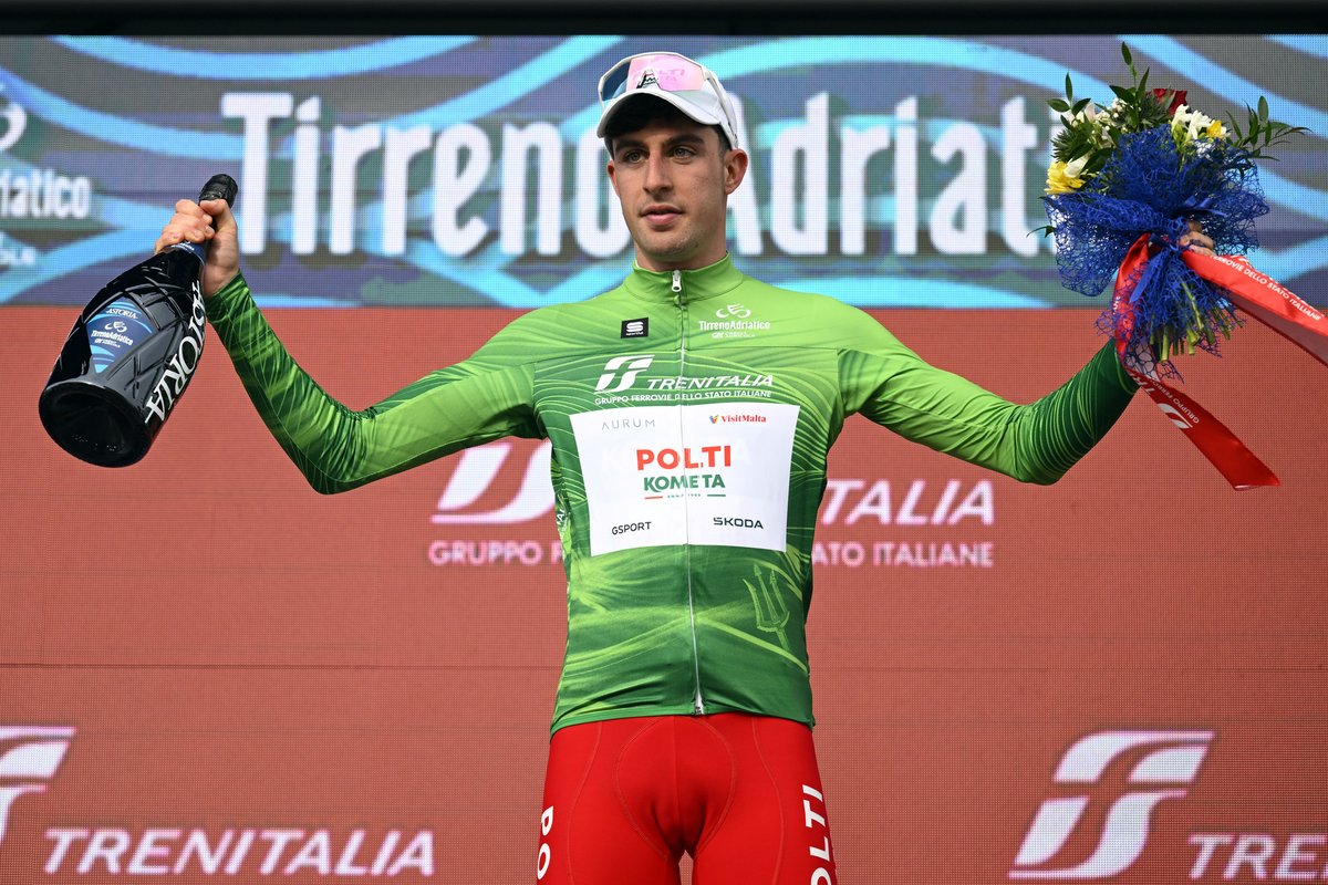 🇮🇹 #TirrenoAdriatico 

💚 <a href="/davide_bais/">Davide Bais</a>  in green
🫶🏼 <a href="/lonardigiovanni/">lonardigiovanni</a>  7th in sprint
🌊 What a beautiful "corsa dei due mari" day

📸 <a href="/SprintCycling/">SprintCycling</a>