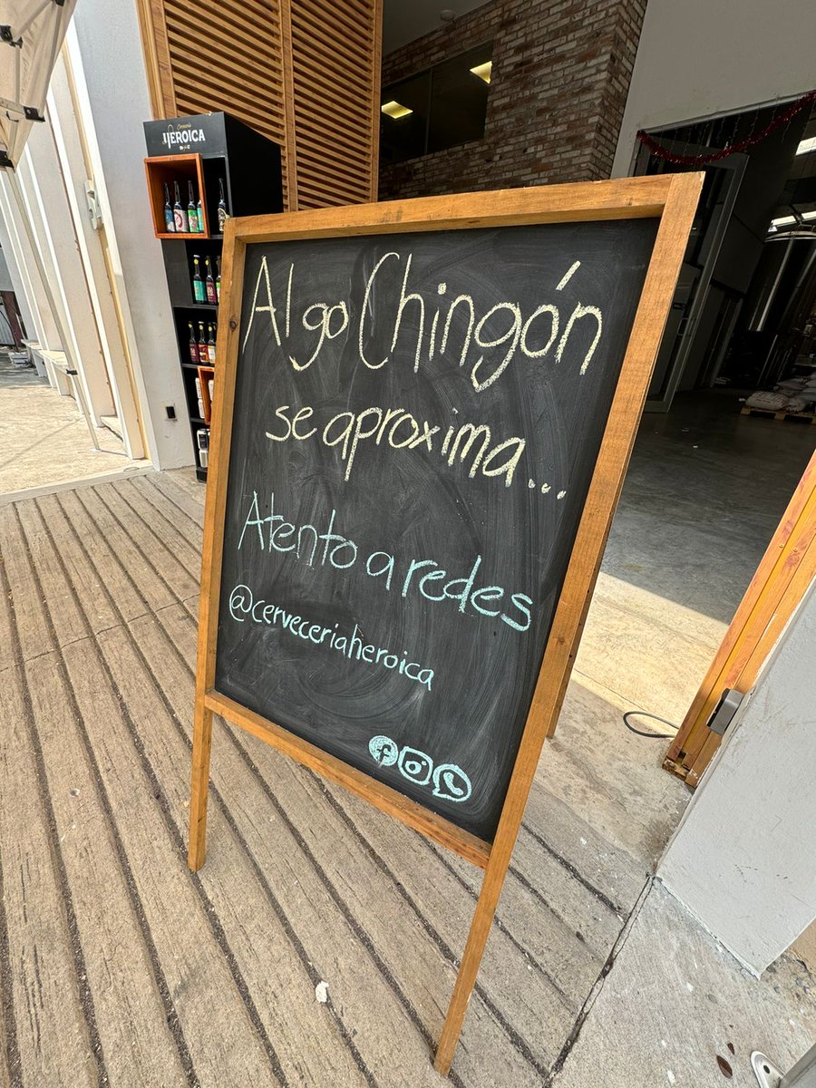 Muy pronto algo llega a Cervecería Heroica 🍻

#HeroicaEnElCentro