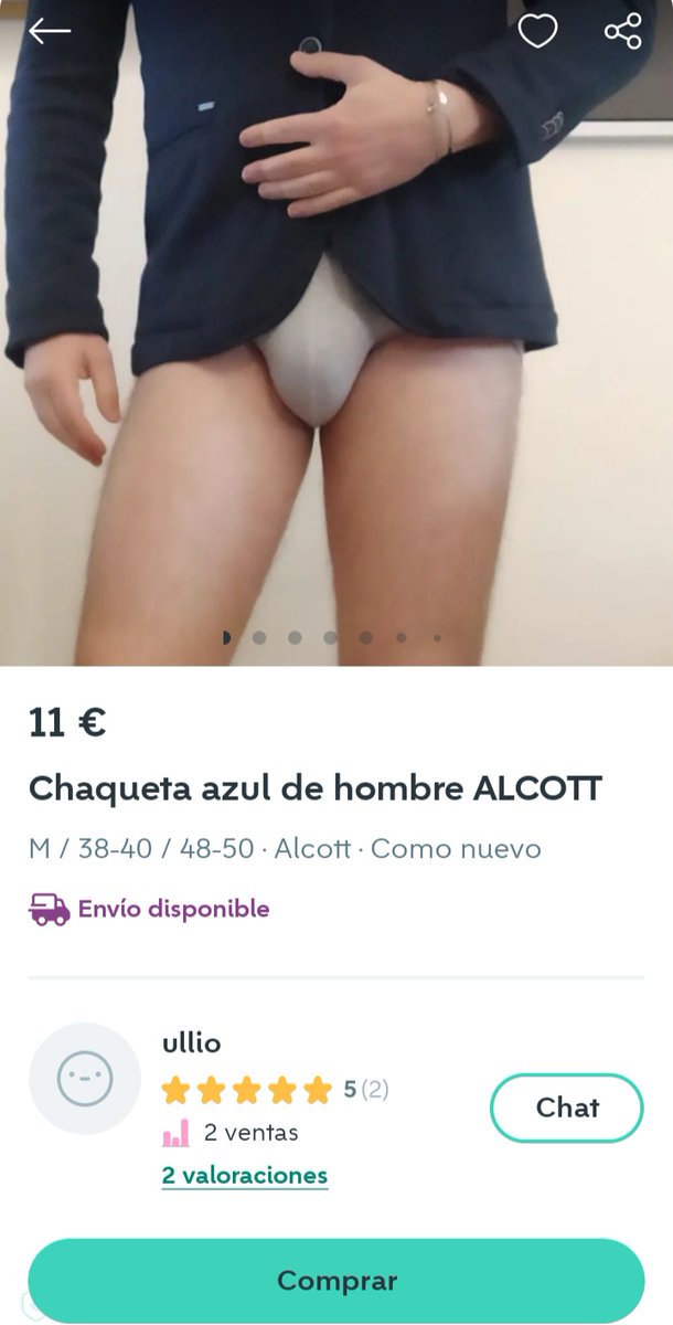 Hoy, en Wallapop: "Creo que este vendedor comete un error....de bulto"