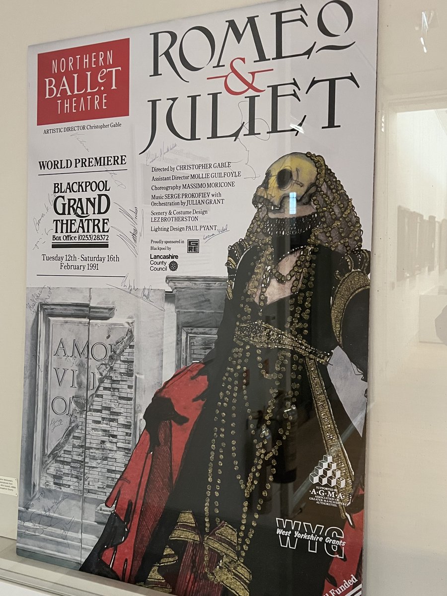 Preserving the Passion: Northern Ballet's Romeo & Juliet Exhibition at Stanley and Audrey Burton Gallery, Leeds University. Get on your toes and go see it before 23rd March. Admission free. tyke-it-to-the-limit.com/2024/03/05/pre… @LULGalleries @northernballet @GrandTheatreLS1 @WelcometoLeeds