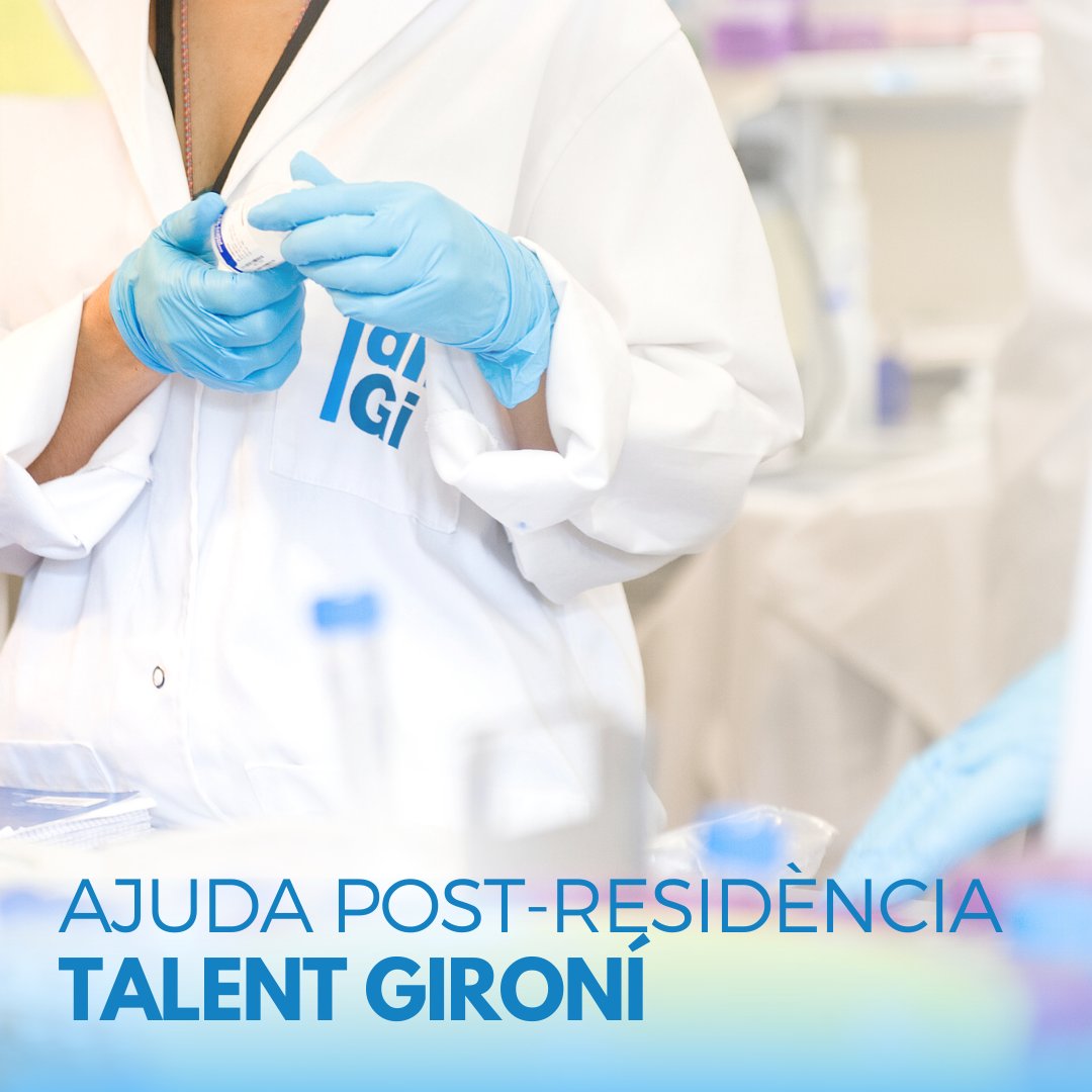 Un any més, s'obren 3 ajudes al Talent Gironí per combinar la recerca i l'assistència després de la residència! Ajuda impulsada pel <a href="/Dipsalut/">Dipsalut</a>
I l'<a href="/idibgi/">IDIBGI Institut d'Investigació Biomèdica de Girona</a> en col·laboració amb el <a href="/COMGirona/">COL·LEGI METGES GI</a>. 

Presenta la teva candidatura abans del 02 d'abril! 👇
acortar.link/fUjZE6