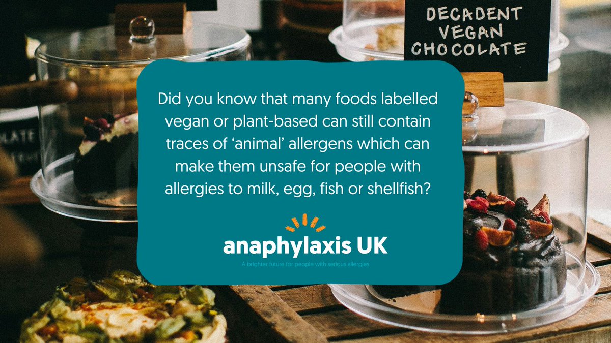 We’re delighted to support @foodgov with their campaign to warn people who react to milk, eggs, fish or shellfish that vegan food might not always be safe for them to eat, due to the risk of cross contamination. For more information on this campaign visit ow.ly/EgMl50QLpMw