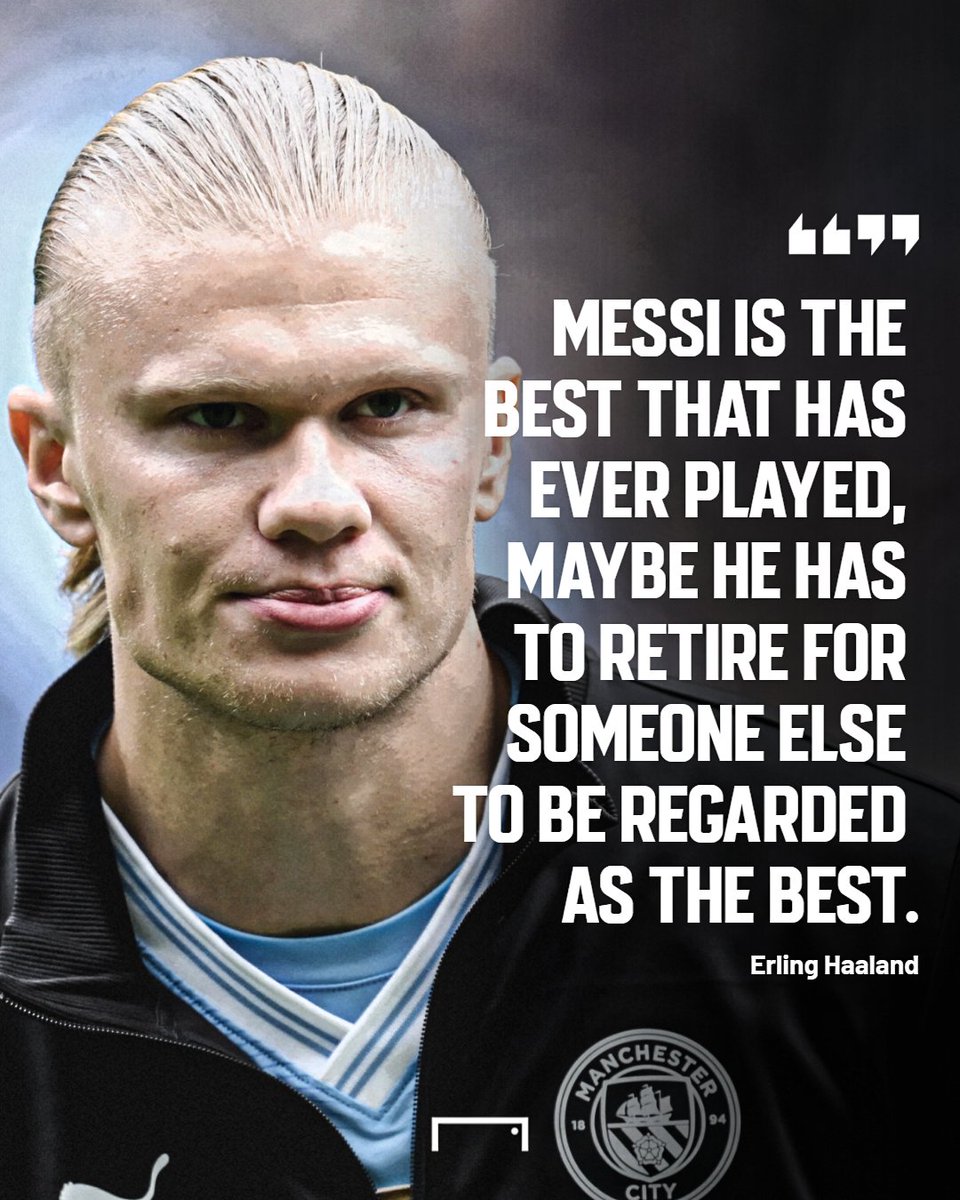 Erling Haaland knows 🐐