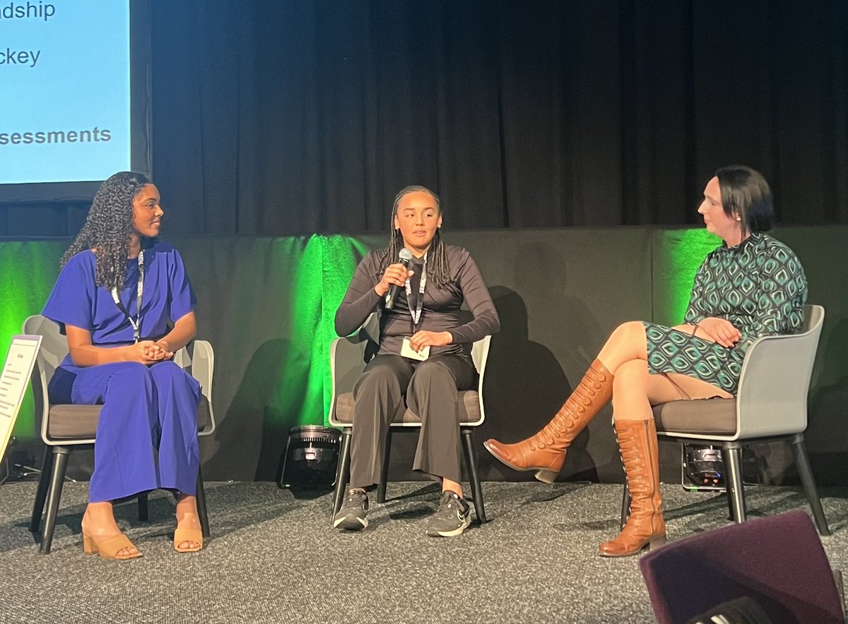 Doreen, Taleen &amp; Christine are having a discussion around identity. 

Taleen tells us about how important her braids are, they make her feel special and help her connect to her black heritage. 
Doreen said kindness is a huge aspect of her identity as it fosters positivity 💚
