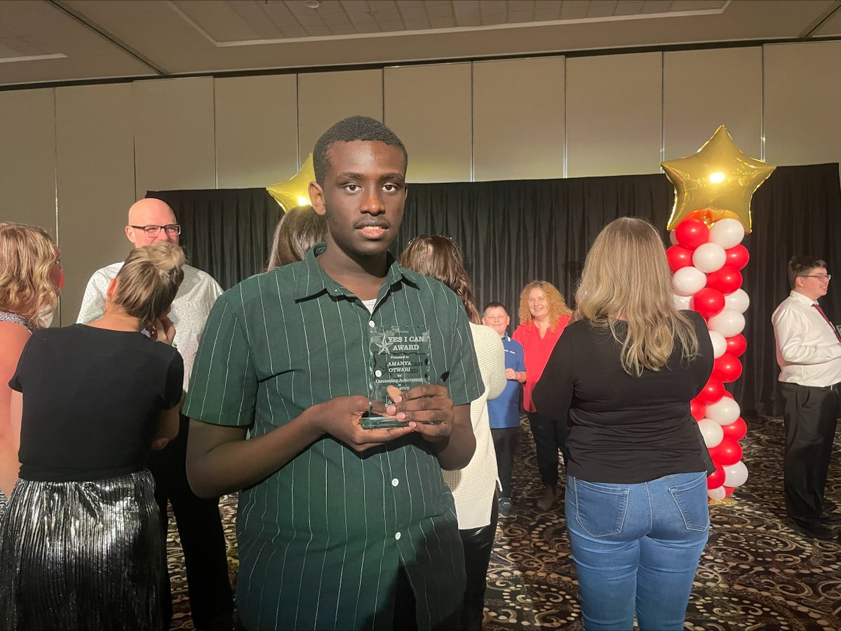 RETSDschools's tweet photo. Congratulations to the RETSD students and staff who were honoured by the Manitoba Council for Exceptional Children on February 29 at their annual Yes I Can! awards ceremony. To read more, visit https://t.co/A0P3SeDIpa https://t.co/w1hjZ5T0B7