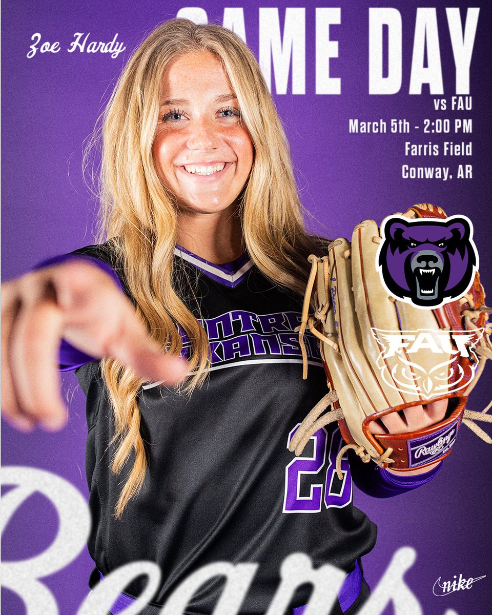 Taking a late lunch today? Come out and see the Bears take on FAU at Farris Field at 2 PM! 🆚- FAU 📍- Farris Field 📺- tinyurl.com/mryux7u4 📊- tinyurl.com/yc3yjay6 🎟️- tinyurl.com/4v549t2s #BearClawsUp