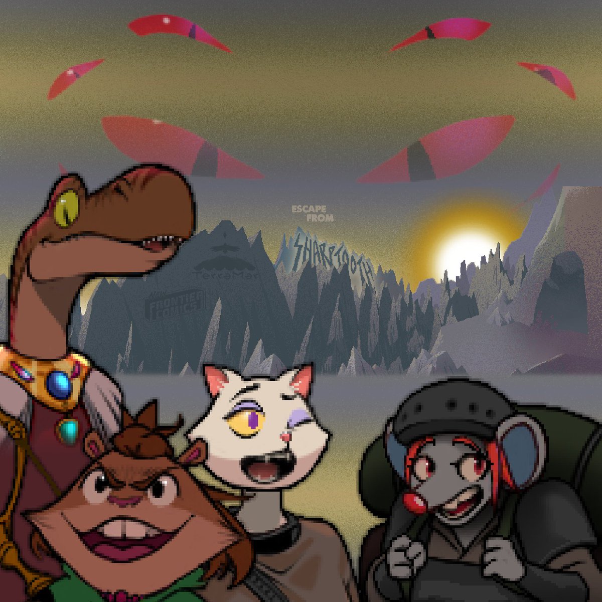 Escape From Sharptooth Valley is an immersive adventure point-and-click game that gives players an enthralling narrative and interesting characters.

The game is part of the New Frontier's lore. More about it here: newfrontiercomics.com

#indiegame #pixelart #adventuregames