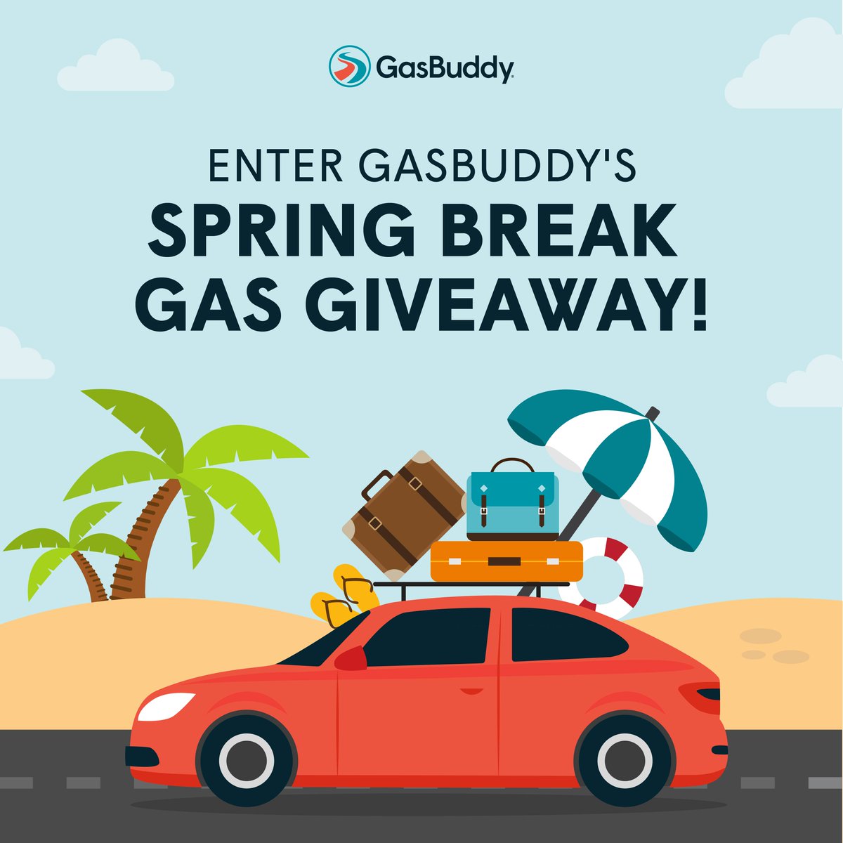 Fuel up with GasBuddy's Gas Giveaway! 🎉⛽️ We're giving away $100 in gas to one winner this week! How to enter: 1️⃣ Follow @GasBuddy here 2️⃣ Download the GasBuddy app 3️⃣ Locate the giveaway tile 4️⃣ Enter info & submit! Don't miss out – more info: bit.ly/3V1tX5S