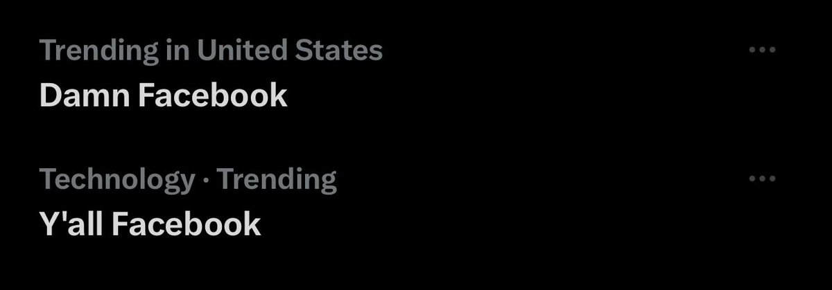 MurphyJason's tweet image. LOL @ “Y’all Facebook” trending.

#yallfacebook