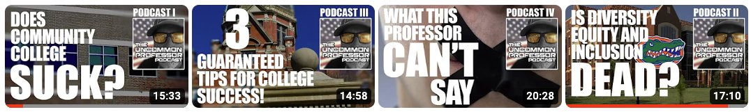 Podcast V will explain OpenAI's ChatGPT and what it means to colleges and universities. In the mean time, my Uncommon Professor Podcast has taken off!
lnkd.in/gSv26dBU #ChatGPT #Podcast #Podcaster #CollegeAdvice