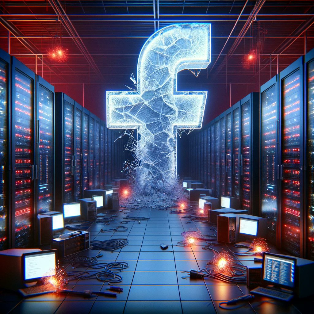 「facebookdown」でChatGPTに画像を作らせた結果がこちら。

さすがGPT4だ・・・