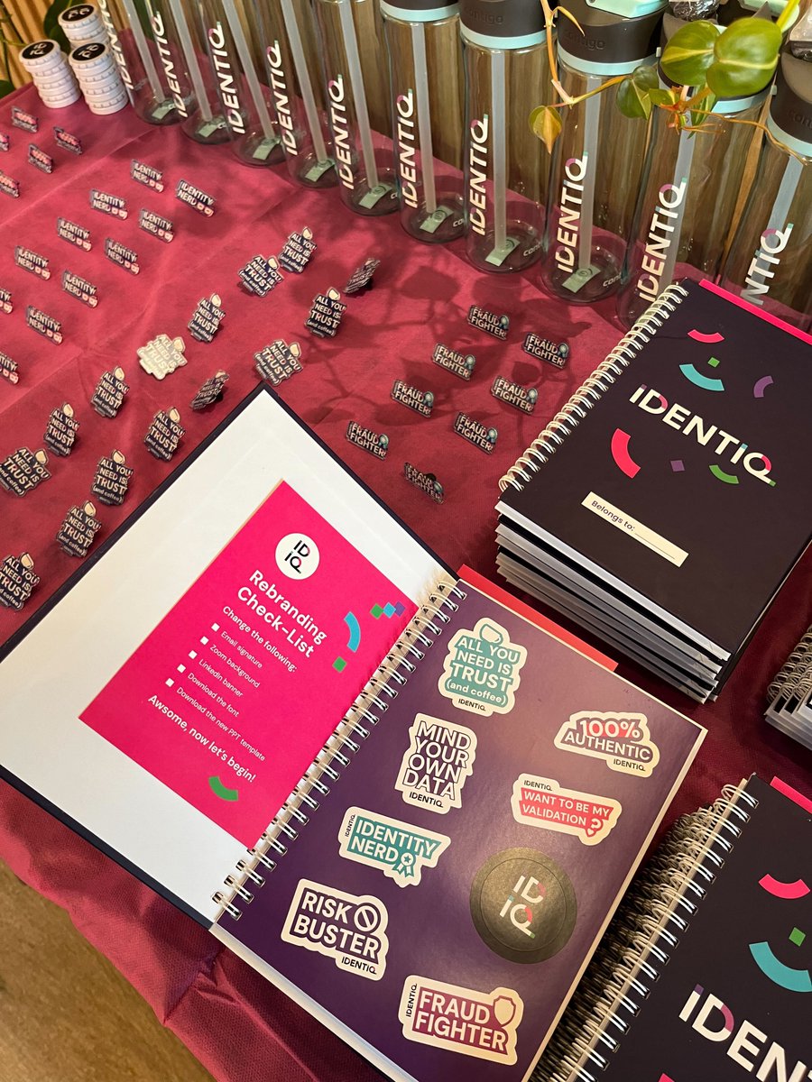 identiqprotocol's tweet image. With a new brand comes new swag! Stop by our booths at the upcoming conferences to get some of your own! We'll be at MPE Berlin, MRC Vegas, and MRC Barcelona!