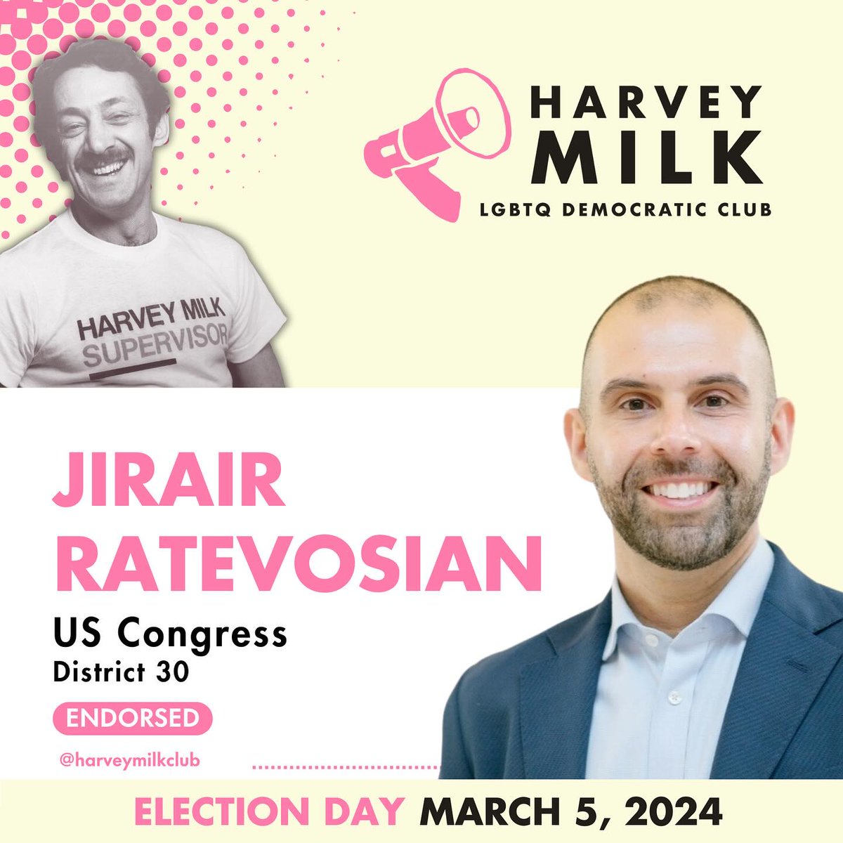 It’s Election Day! In #CA30 - voters have the BEST opportunity to vote for a pro #ceasefire leader who already knows how Congress works and how to deliver results for Los Angeles! #LGBTQ #Armenian #gaza