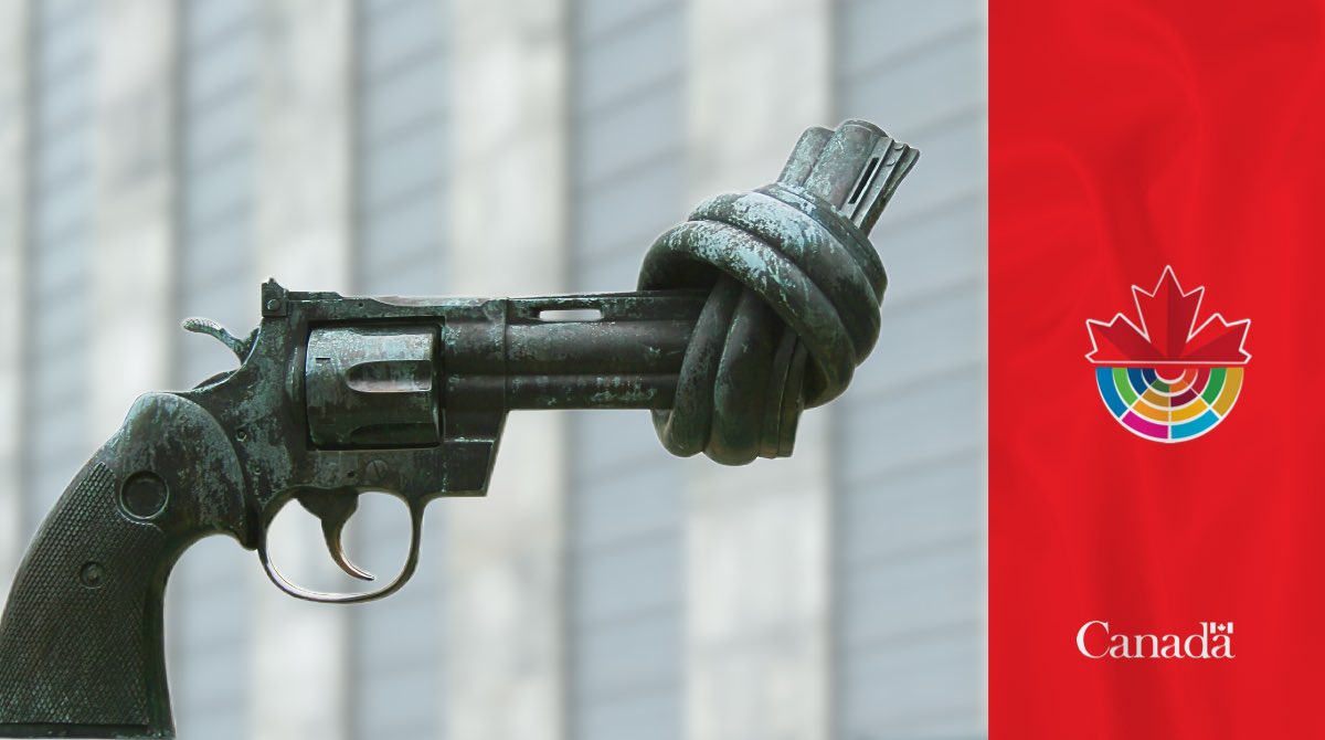 On International Day for Disarmament & Non-Proliferation Awareness (& all days), Canada recognizes the efforts of those who’ve worked to advance general and complete disarmament.

#Disarmament & #NonProliferation are key to achieving a safer, more peaceful world for all.
#IDDNPA