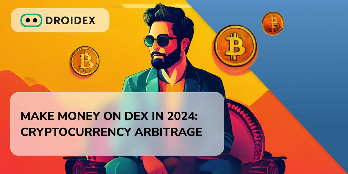💸 How to earn money on DEX arbitrage and what is it, check here:  

🔗blog.droidex.io/make-money-on-…

#dex #crypto #makemoney #arbitrage