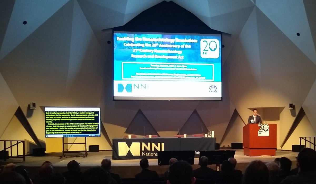 The National Nanotechnology Initiative (NNI) celebrates 20 years! A great example of leadership and successes! #NNI20. <a href="/RTNNSocial/">RTNN</a>