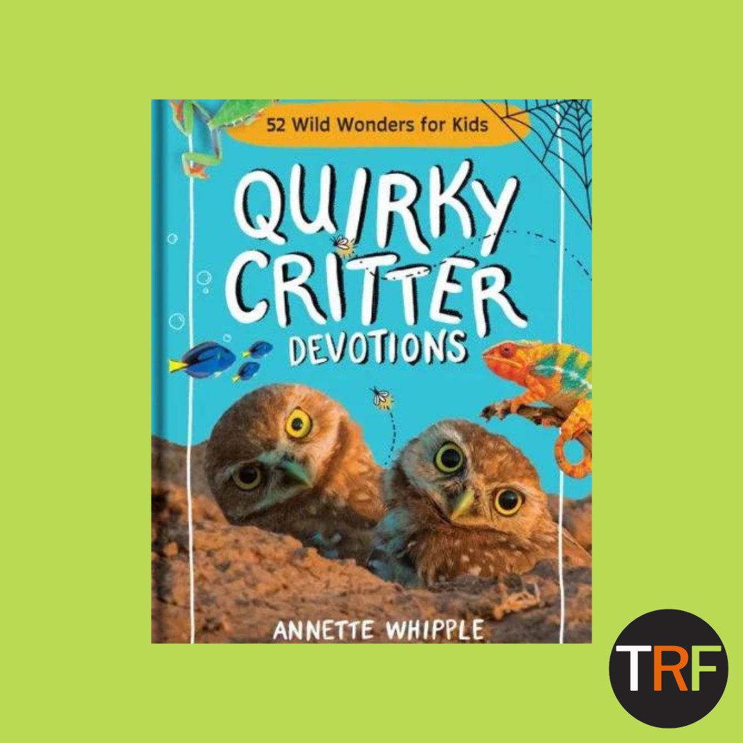 Happy publication day to 'Quirky Critter Devotions' (@TyndaleHouse) by @AnnetteWhipple! Formatted to look like an explorer’s field journal, this book will encourage kids to embark on their own expedition and discover wildly weird animal facts! Learn more: tyndale.com/p/quirky-critt…