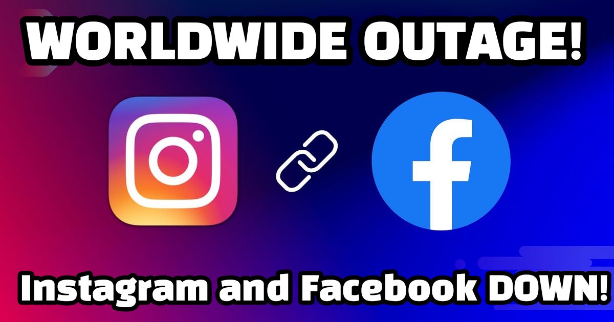 Worldwide Outage Facebook and Instagram are DOWN! ⚠️ #down #socialmedia #facebookdown #Instagramdown #messengerdown