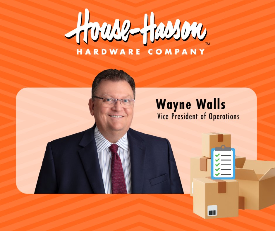 House-Hasson Hardware has named a Vice President of Operations for its 450,000-square-foot Knoxville operation. 

Wayne Walls has a 36-year professional history in logistics, including positions at Procter &amp; Gamble, Kraft, and GEODIS. 

Full News Release: tinyurl.com/nsjc57fy.
