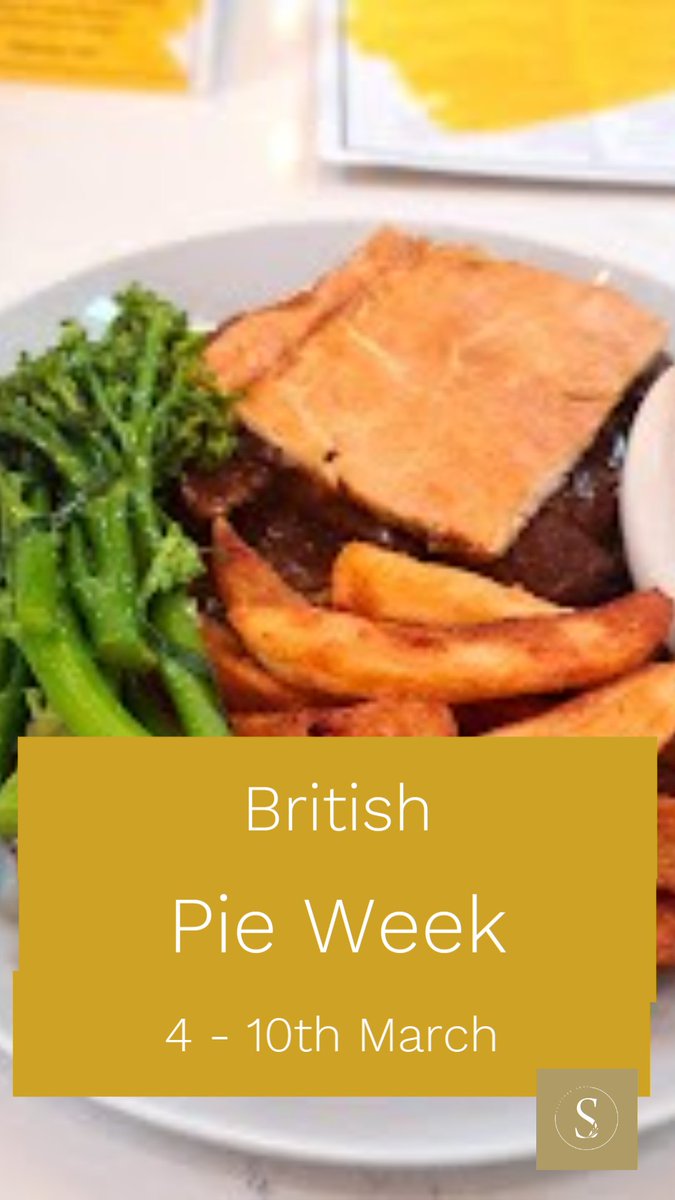If you need a reason to enjoy a good, homemade pie then what better reason than British Pie Week. Choose from Steak & Ale, Chicken Ham & Leek or Vegan Shepherd's Pie #countrypub #homemade #britishpieweek #pieweek #homecooked #delicious