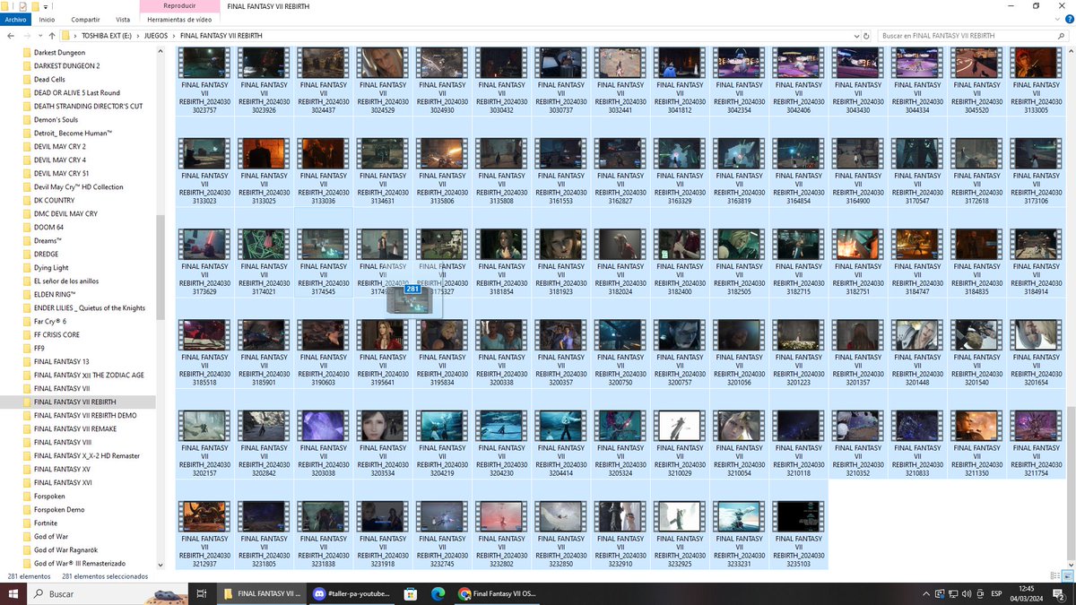 Yo y mis 281 archivos de Final Fantasy VII yendo a hacer el videito más cancelable de toda internet🙏