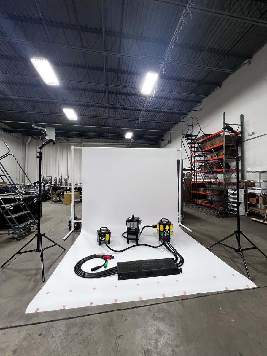 Let’s build a backdrop stand out of PVC… 

These ladders are terrifying.