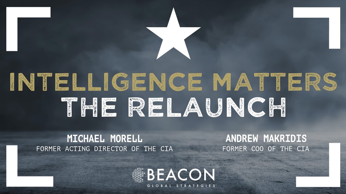 Be sure to tune in tomorrow as @IntelMattersPod host Andy Makridis sits down with @CIA's first-ever Chief Technology Officer, @nandmulchandani, to discuss his career and strategic vision for technology at the agency. They'll also talk about the potential impact of emerging…