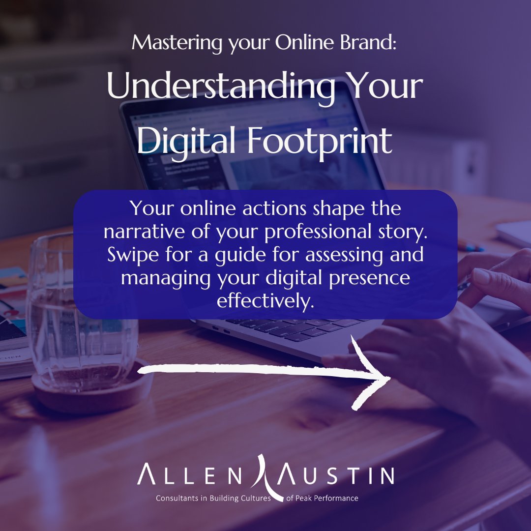 AllenAustin360's tweet image. Ever wonder about the lasting impression you leave on the digital landscape? Welcome to the first installment of our mini-series, where we explore the critical concept of &apos;Understanding Your Digital Footprint.&apos; 🚀
#DigitalFootprint #ProfessionalImage