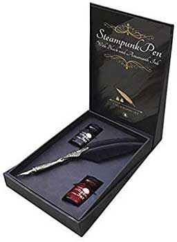 STEAMPUNK PEN WITH BLACK & AMARANTH INK CALLIGRAPHY SET  from TheMysticRaven

buff.ly/3uUrZJU 

#occultsupplies #magick #witchesofinstagram #witchcraft #occult #spells #pagan #voodoo #hoodoo #candles #occultshop #potions #witchcraftshop #alchemy #hermetics #apothecary