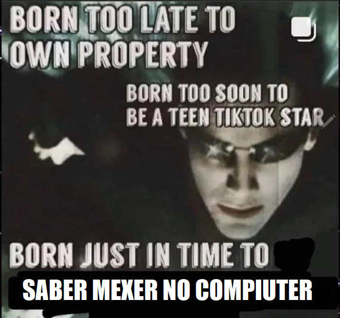 Ninttacon's tweet image. Mais uma pra conta dos millennials...